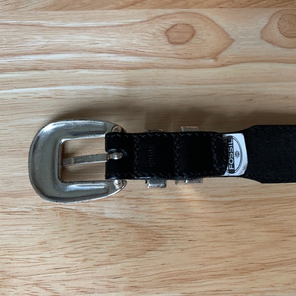 Fossil Black Leather Belt - Picture 7 of 11